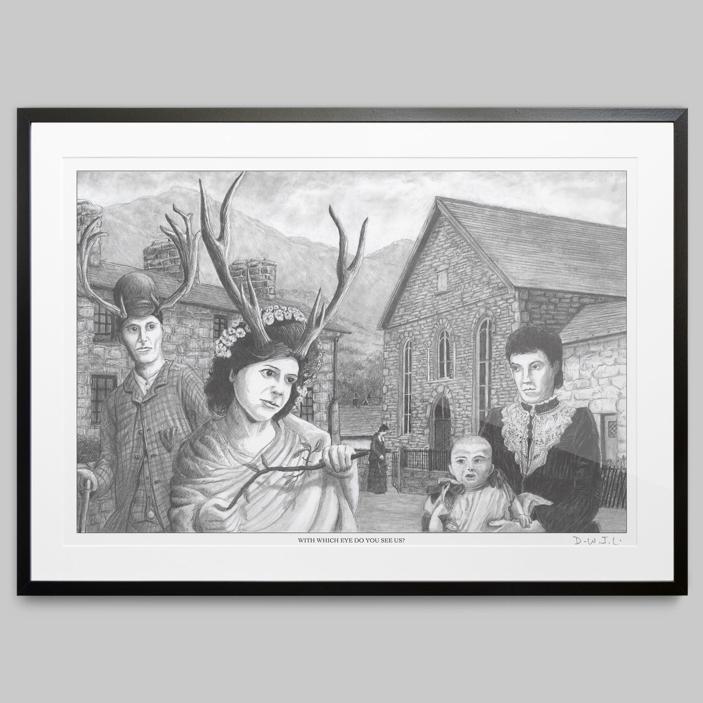 With Which Eye Do You See Me? - Hand Signed Giclée Art Print