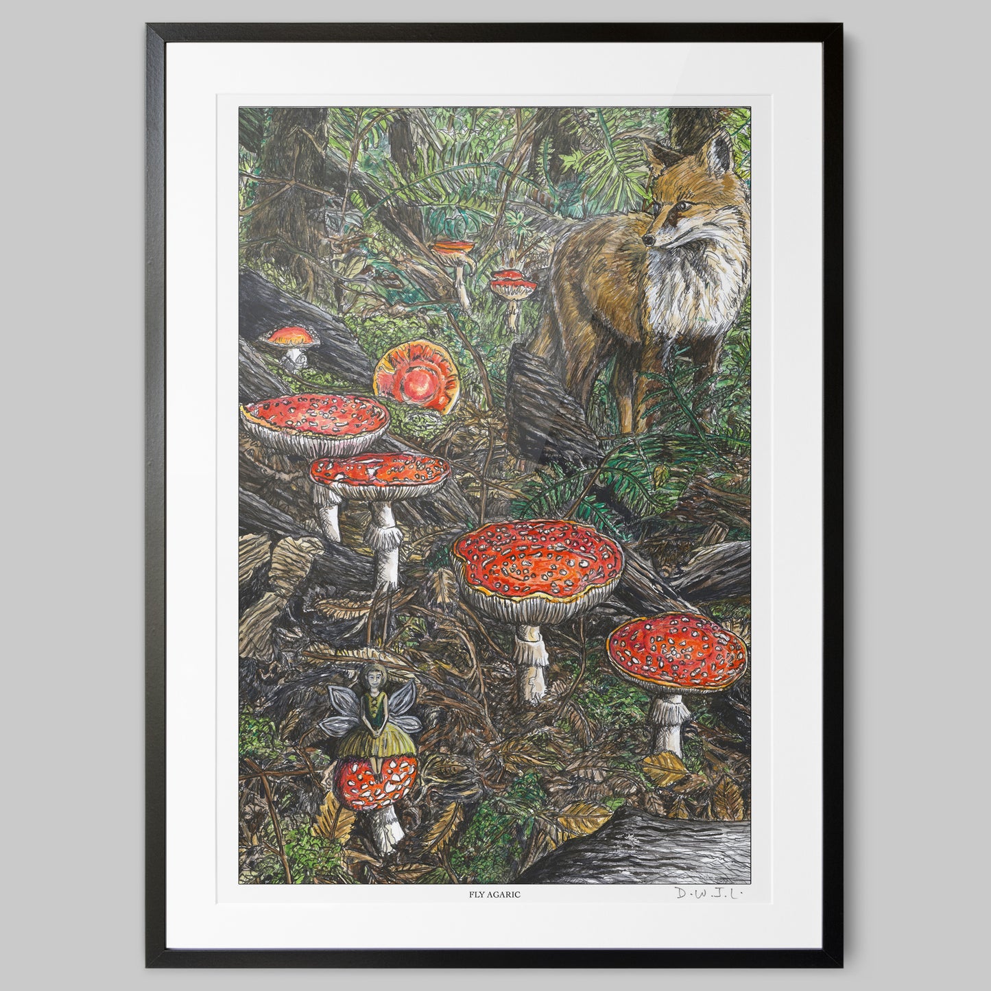 Fly Agaric - Hand Signed Giclée Art Print