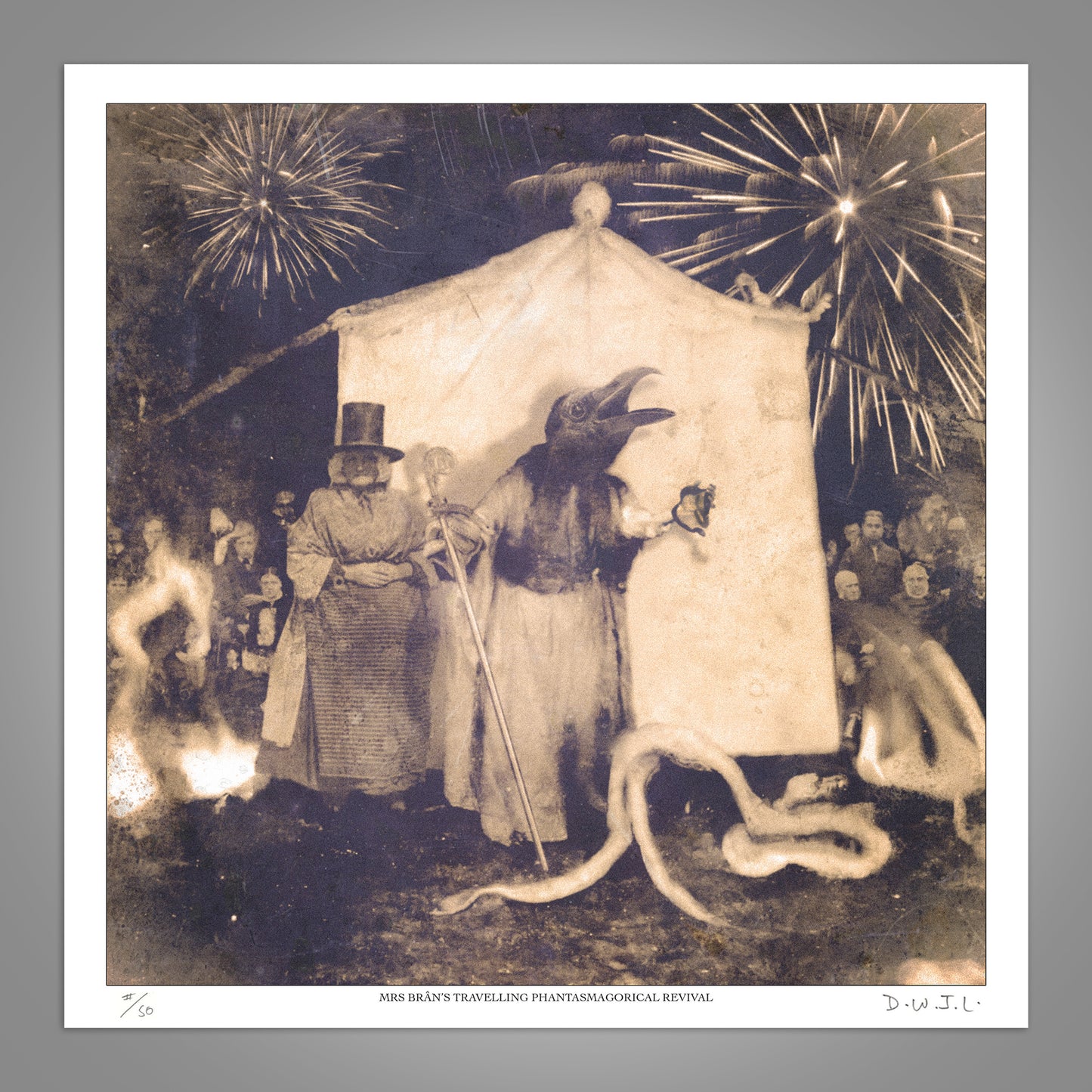 Mrs Brân’s Travellin' Phantasmagorical Revival Show - Limited Edition Giclée Print