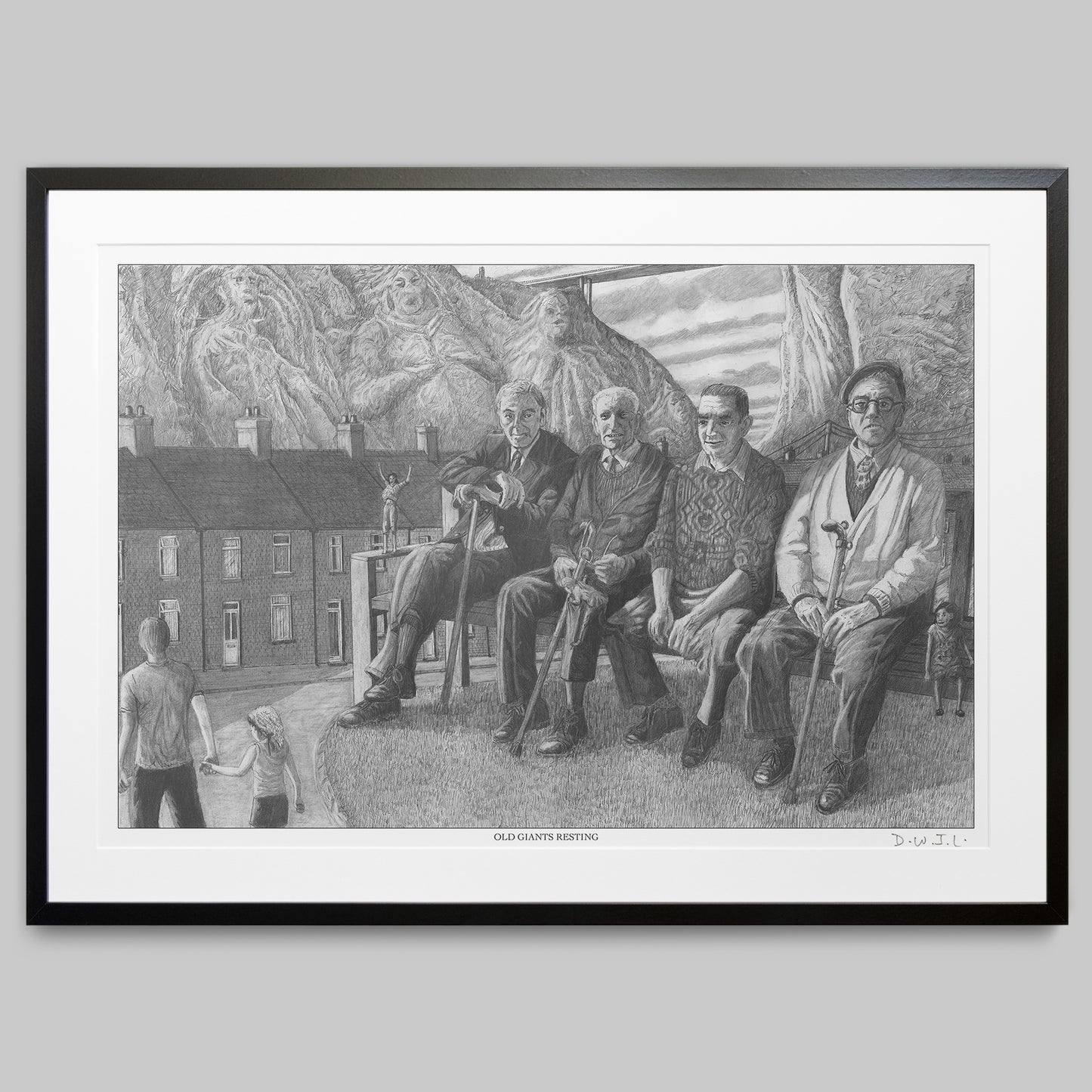 Old Giants Resting - Hand Signed Giclée Art Print