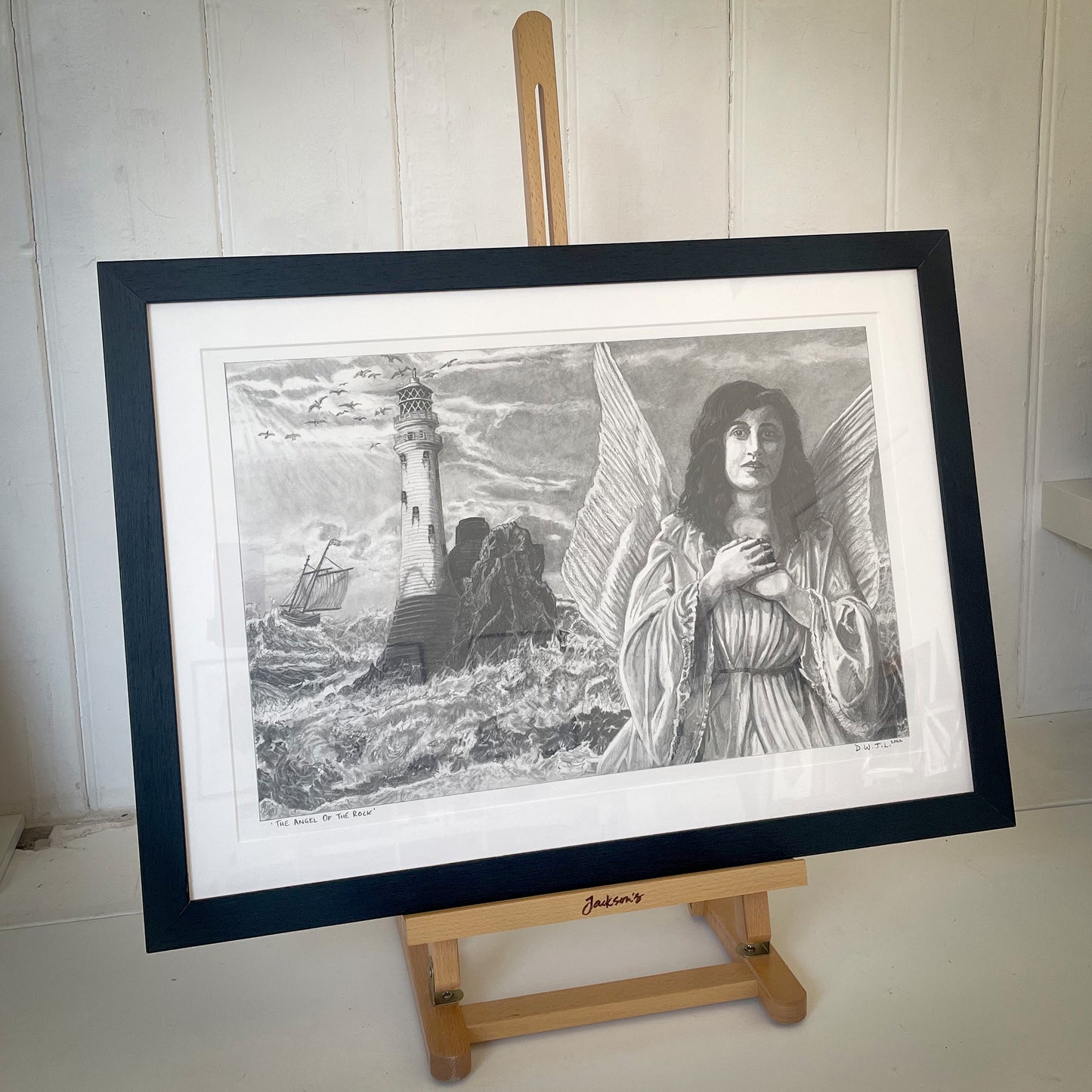 The Angel Of The Rock - Original Framed Art Work