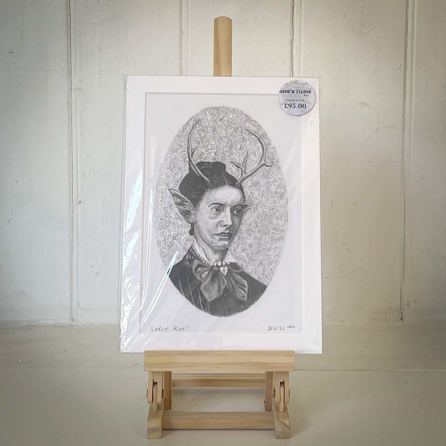 Lady Rut - Original Pencil Artwork