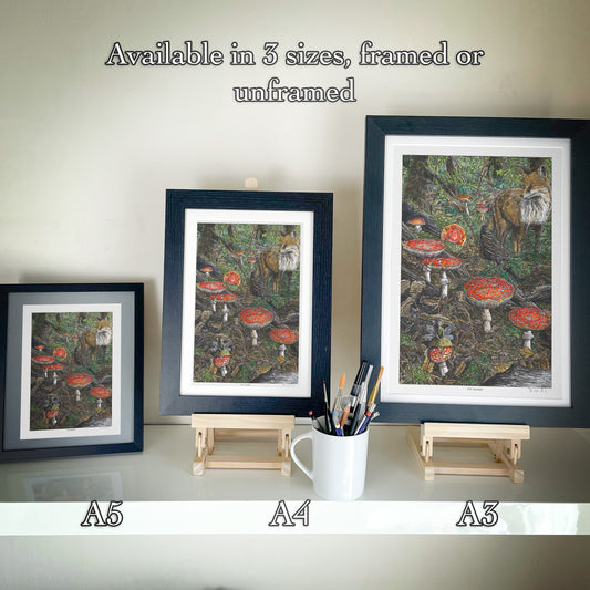 Fly Agaric - Hand Signed Giclée Art Print