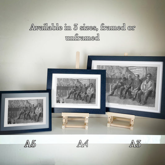 Old Giants Resting - Hand Signed Giclée Art Print