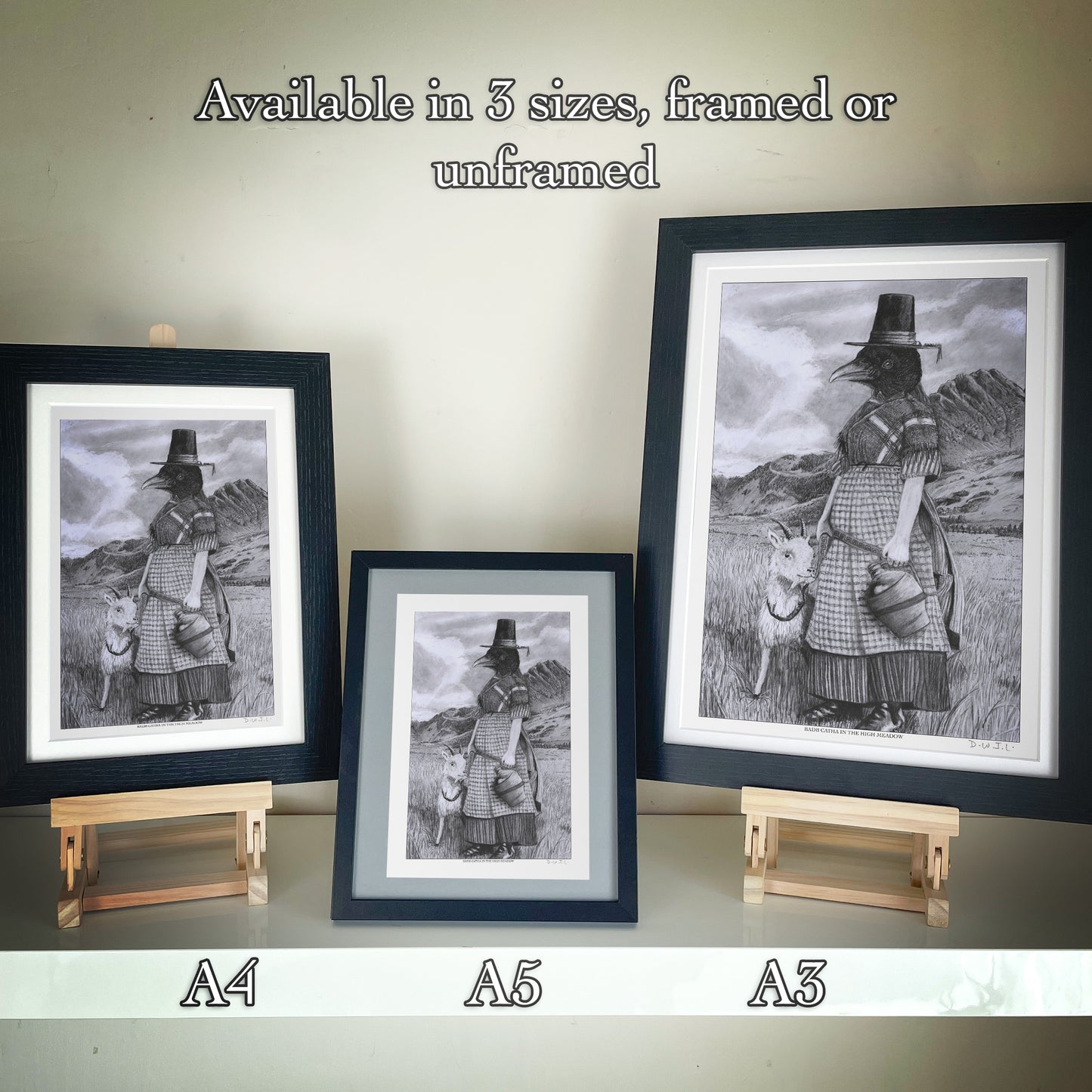 Badb Catha In The High Meadow - Hand Signed Giclée Art Print