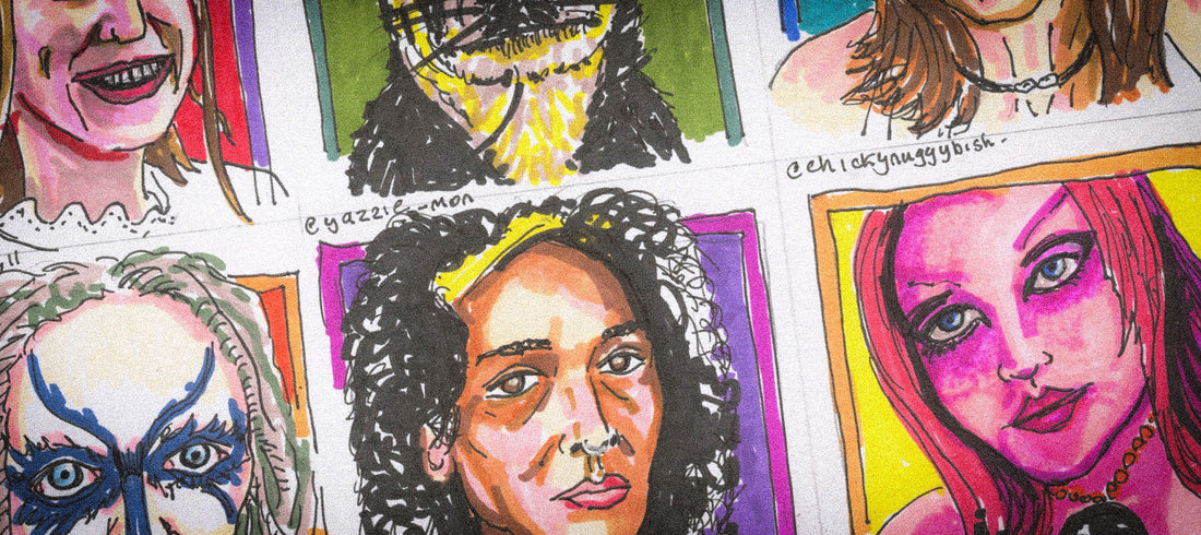 Drawing My TikTok Followers From Their Profile Pictures