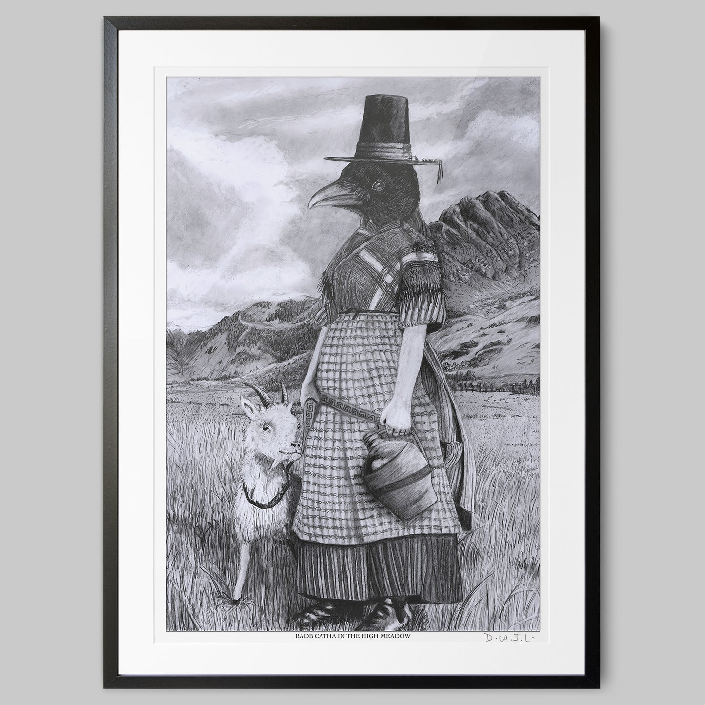 Badb Catha In The High Meadow - Hand Signed Giclée Art Print