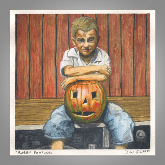 Bobby Pumpkins - Original Watercolour Art