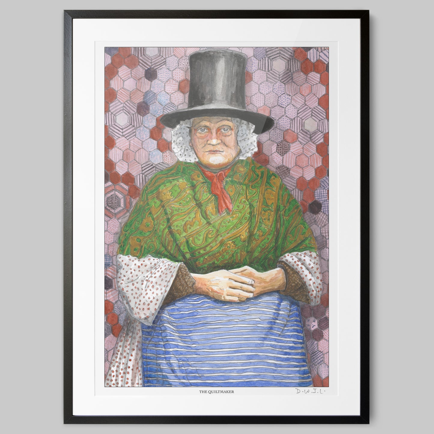 The Quiltmaker - Hand Signed Giclée Art Print