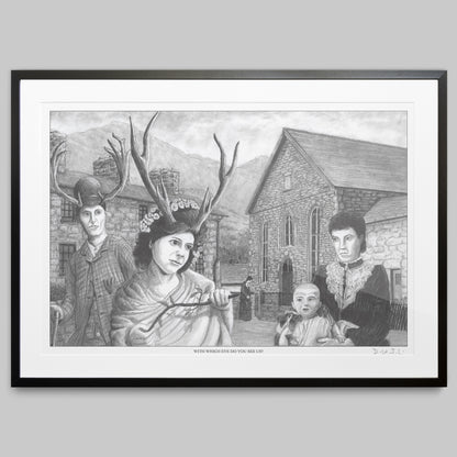 With Which Eye Do You See Me? - Hand Signed Giclée Art Print