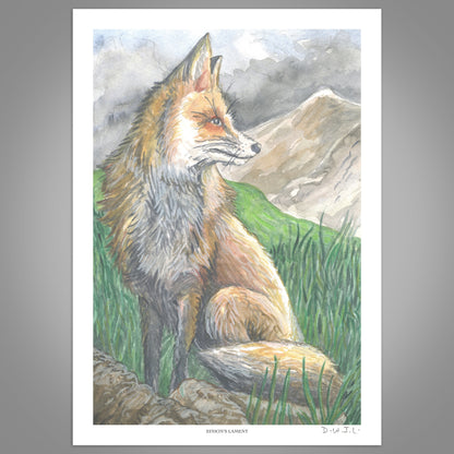 Einion's Lament - Hand Signed Art Print