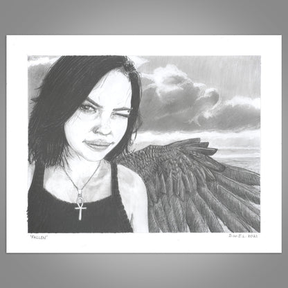 Fallen - Original Pencil Artwork