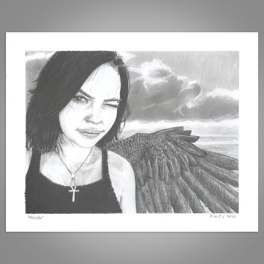 Fallen - Original Pencil Artwork
