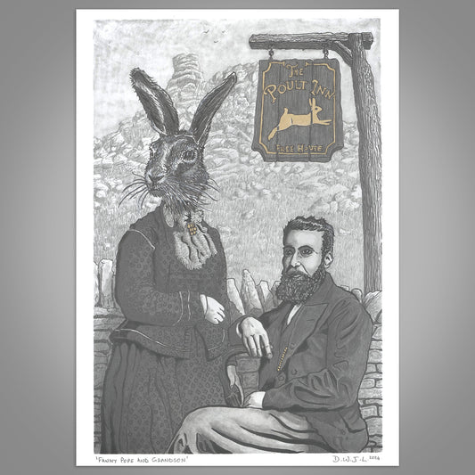 Fanny Pope And Grandson - Original Art Work