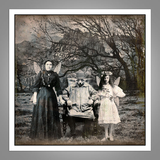 In Annwn, Everything Is Fine - Father - Original 1/1 Framed Digital Artwork