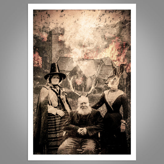 In Annwn, Everything Is Fine - Revival - Original 1/1 Framed Digital Artwork