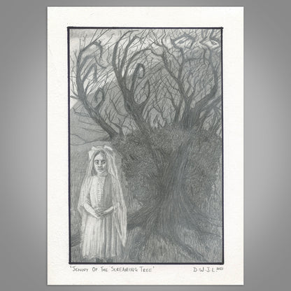 Jenny Of The Screaming Tree - Original Pencil Artwork