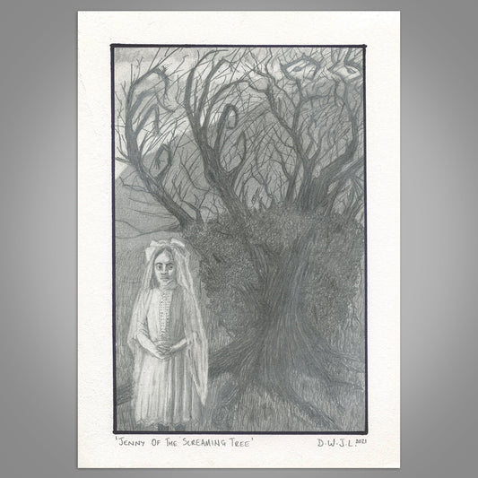 Jenny Of The Screaming Tree - Original Pencil Artwork