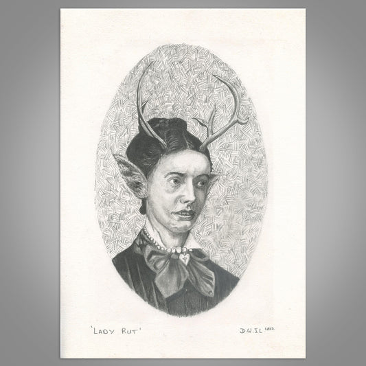 Lady Rut - Original Pencil Artwork