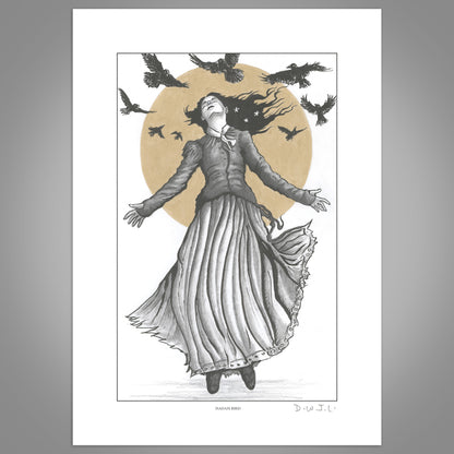Madam Bird - Hand Signed Art Print