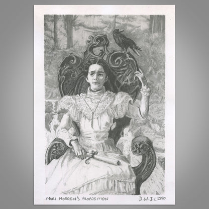 Mari Morgan's Proposition - Original Pencil Artwork