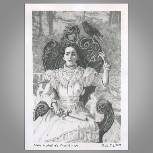 Mari Morgan's Proposition - Original Pencil Artwork