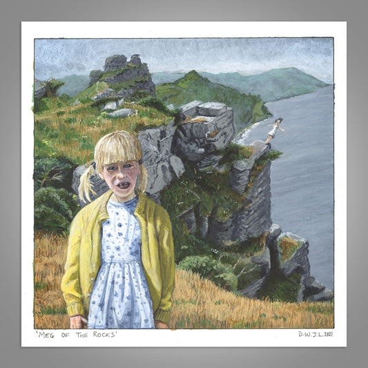 Meg Of The Rocks - Original Acrylic Painting