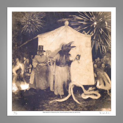 Mrs Brân’s Travellin' Phantasmagorical Revival Show - Limited Edition Giclée Print