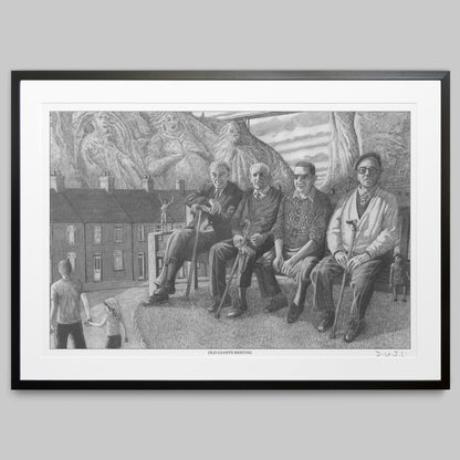 Old Giants Resting - Hand Signed Giclée Art Print