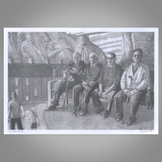 Old Giants Resting - Original Framed Art Work