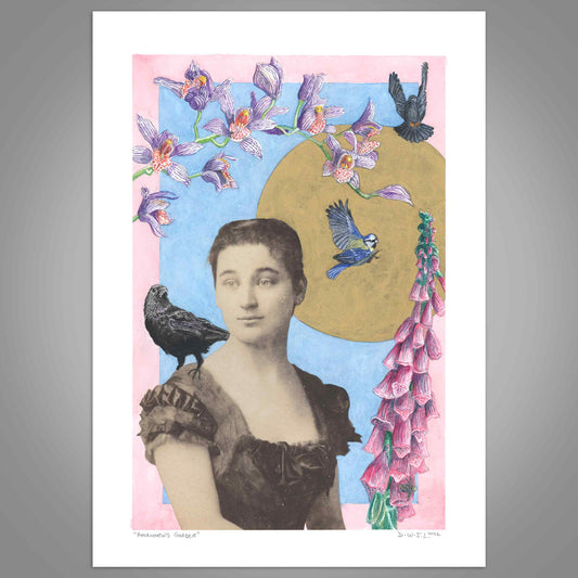 Rhiannon's Garden - Original Mixed Media Painting