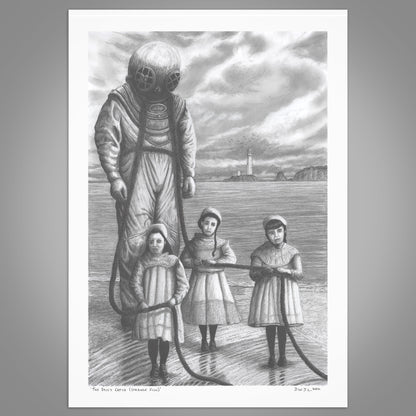 The Daily Catch (Strange Fish) - Original Framed Art Work