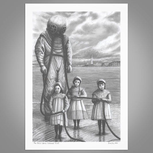 The Daily Catch (Strange Fish) - Original Framed Art Work