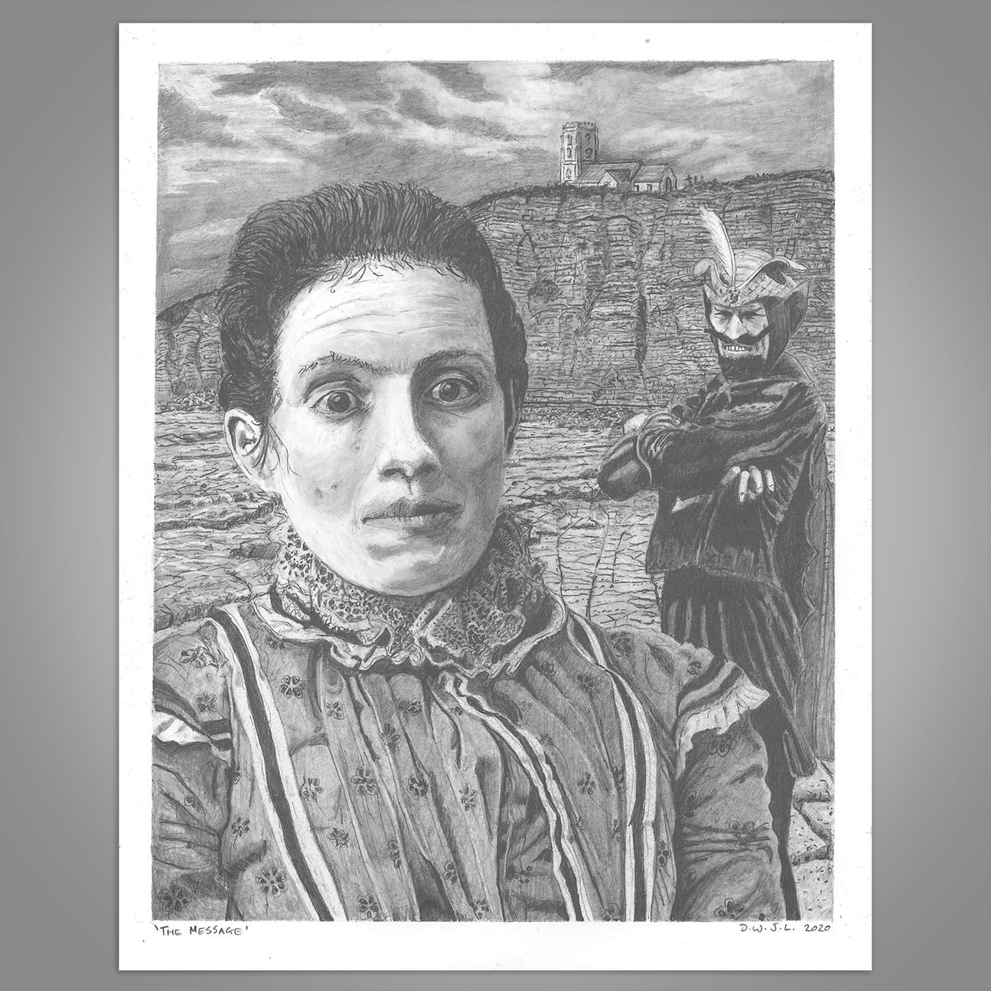 The Message - Original Pencil Artwork