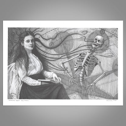 Thinking About You Fondly - Original Framed Art Work