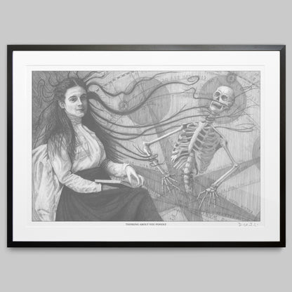 Thinking About You Fondly - Hand Signed Giclée Art Print