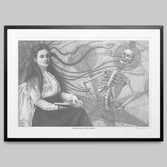 Thinking About You Fondly - Hand Signed Giclée Art Print