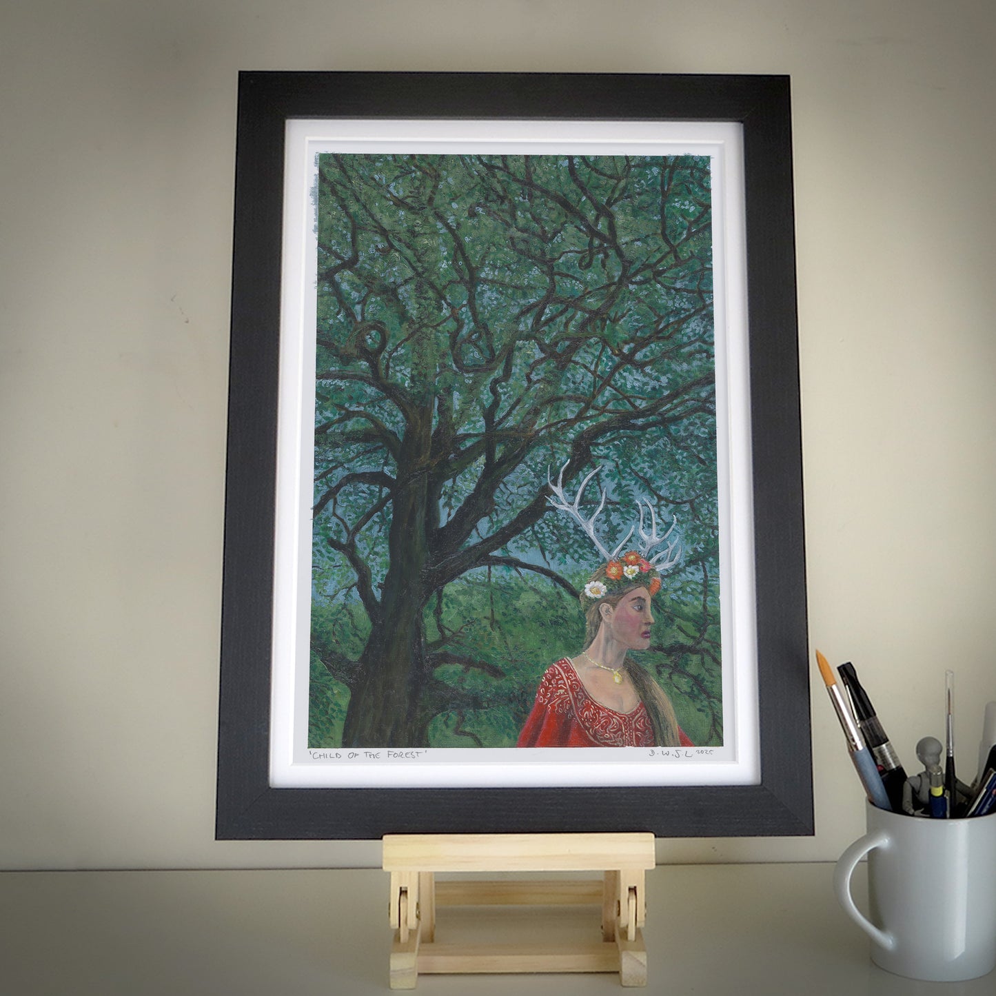 Child Of The Forest - Original Oil Painting