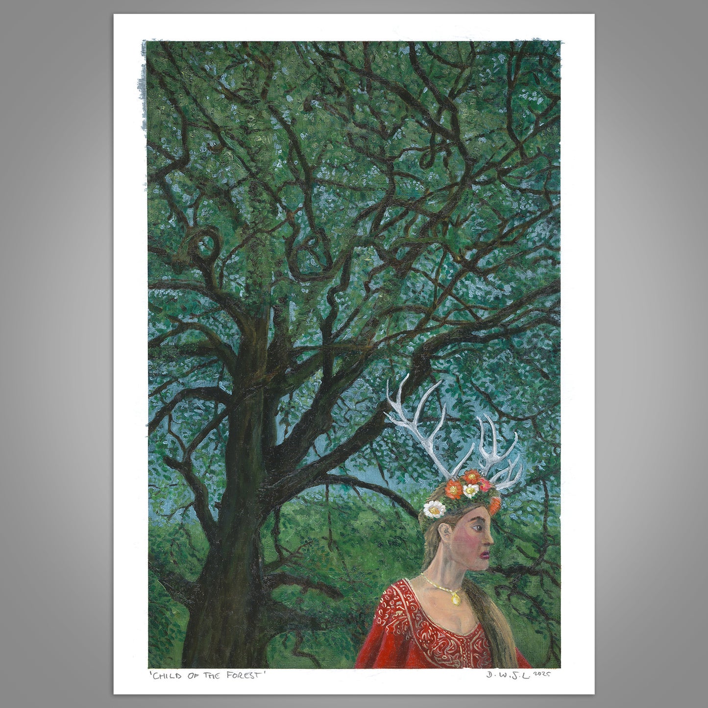 Child Of The Forest - Original Oil Painting