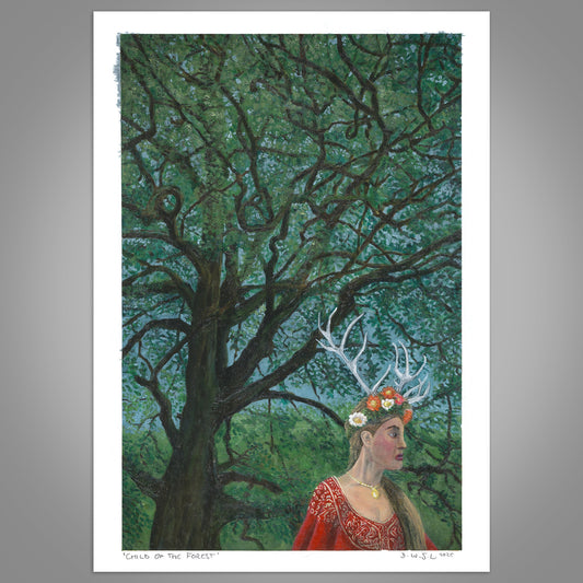 Child Of The Forest - Original Oil Painting