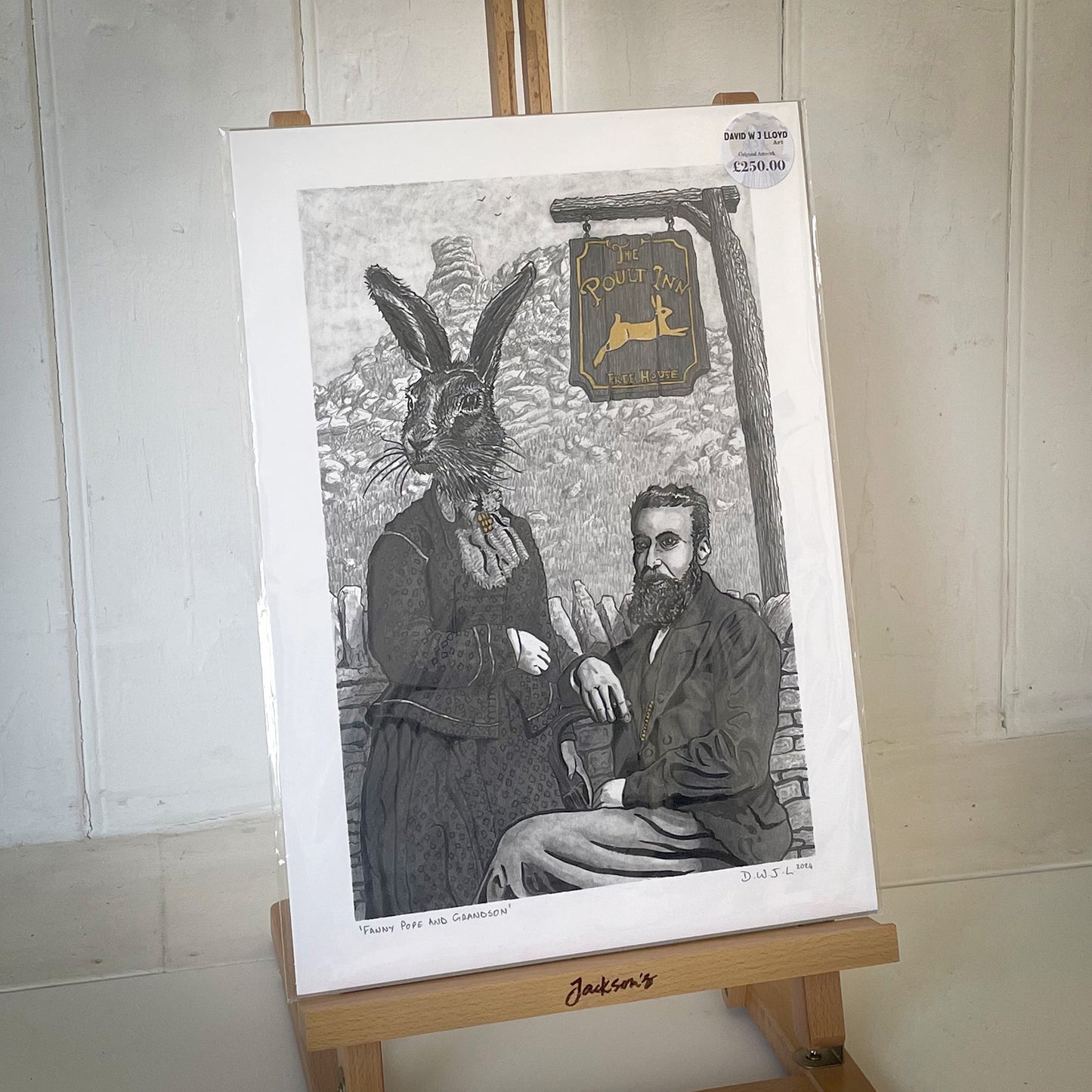 Fanny Pope And Grandson - Original Art Work