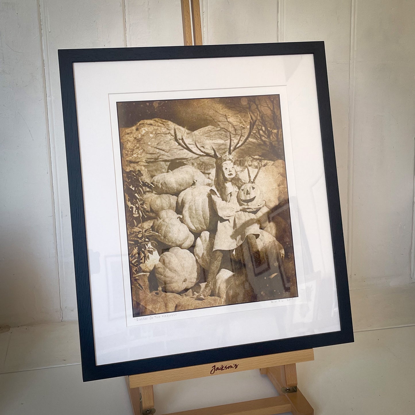 In Annwn, Everything Is Fine - Queen Of The Harvest - Original 1/1 Framed Digital Artwork