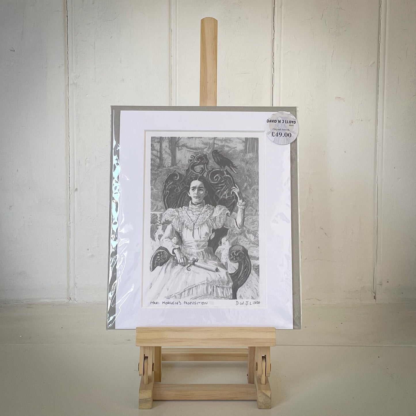 Mari Morgan's Proposition - Original Pencil Artwork