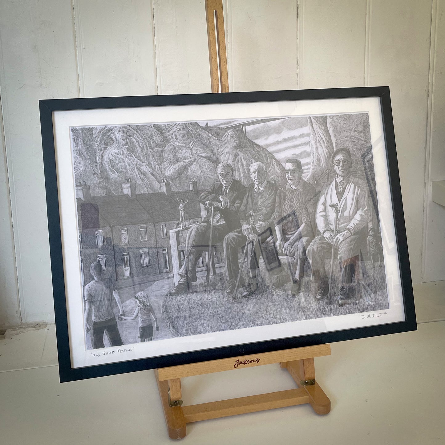 Old Giants Resting - Original Framed Art Work