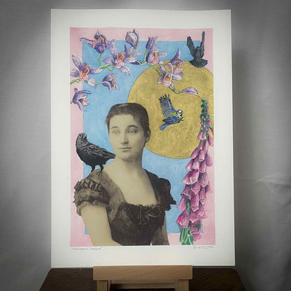 Rhiannon's Garden - Original Mixed Media Painting