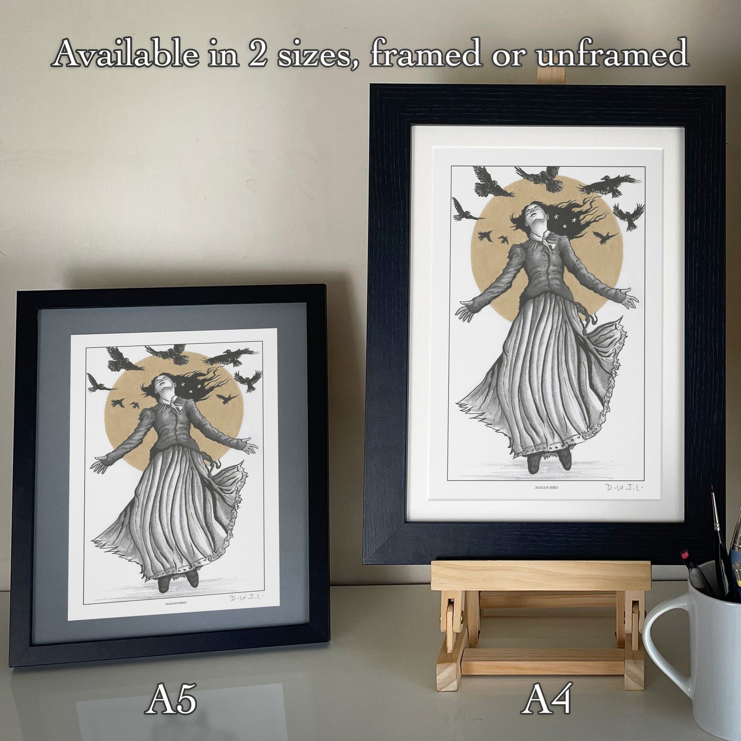 Madam Bird - Hand Signed Art Print