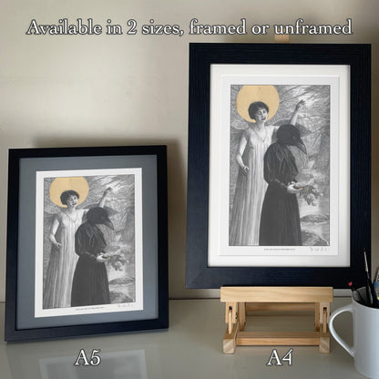 Our Last Days In The Fairy Glen - Hand Signed Art Print