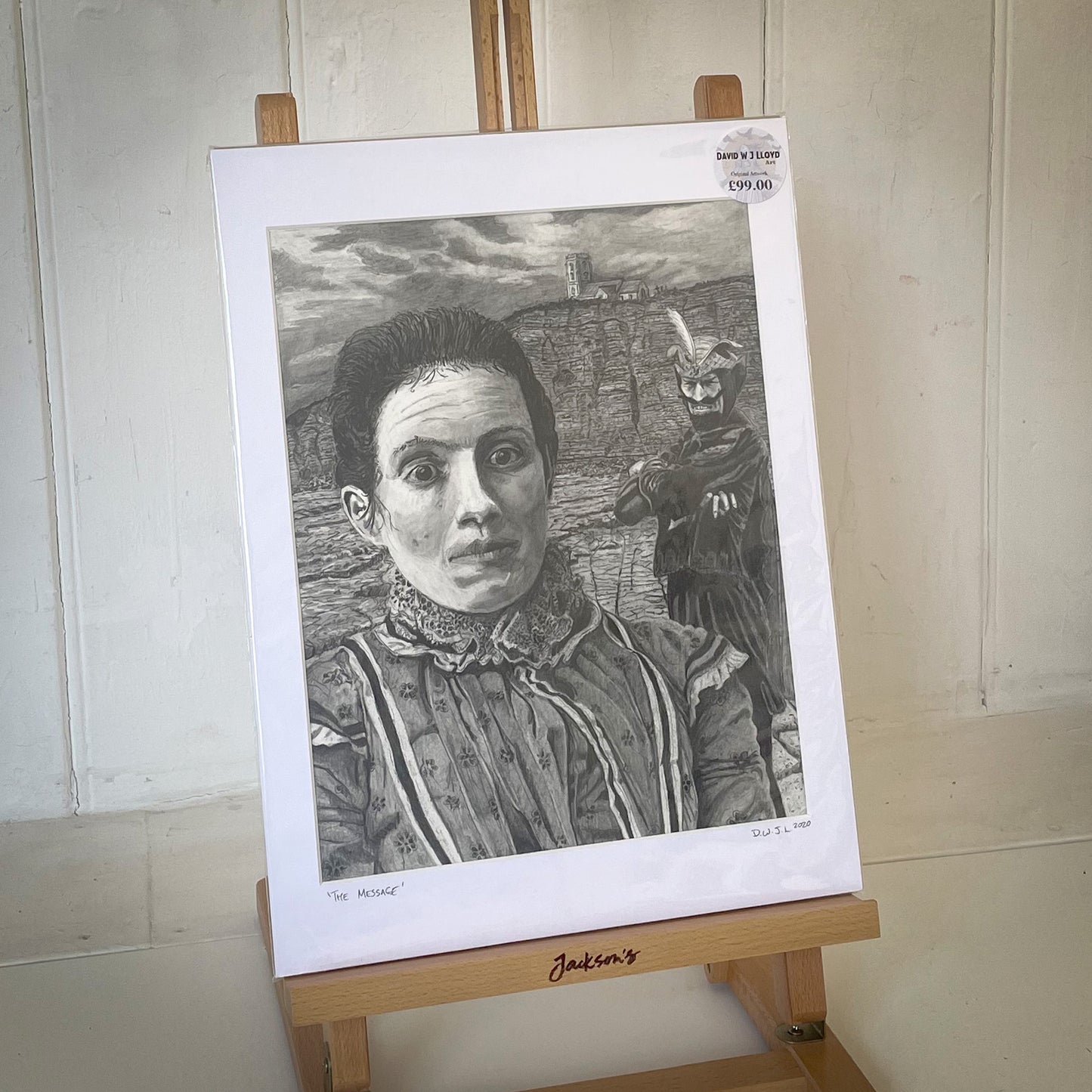 The Message - Original Pencil Artwork