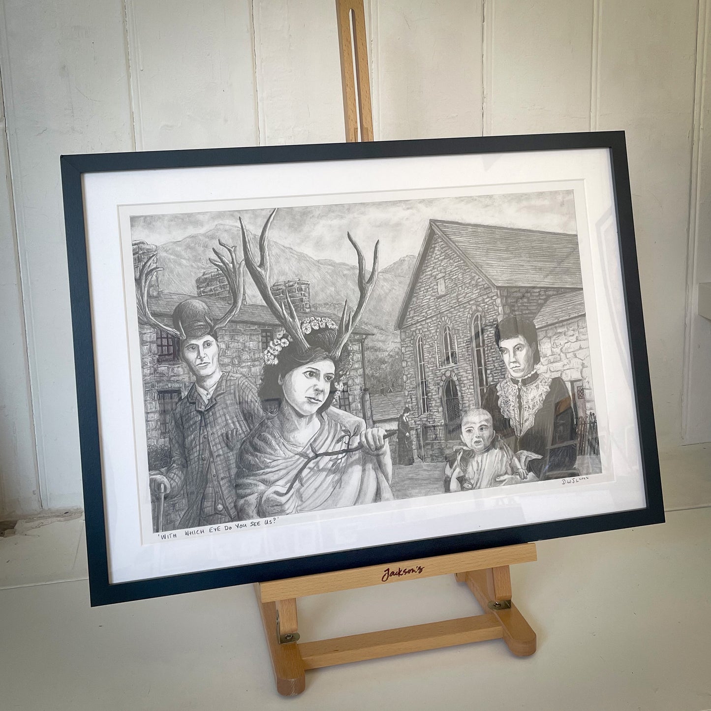 With Which Eye Do You See Us? - Original Framed Art Work