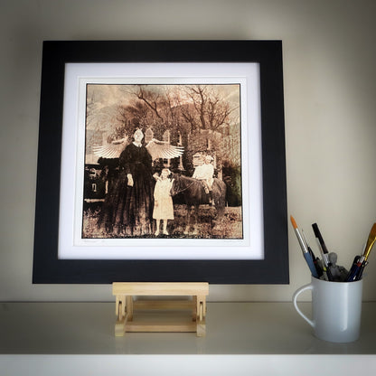 In Annwn, Everything Is Fine - Bébinn - Original 1/1 Framed Digital Artwork